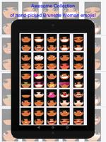 Brunette Woman Emojis Screenshot 3