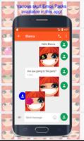 Redhair Girl Emoji screenshot 1