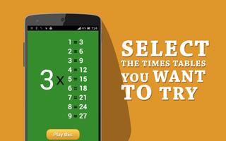 Learn Multiplication Tables (for Kids) ภาพหน้าจอ 1
