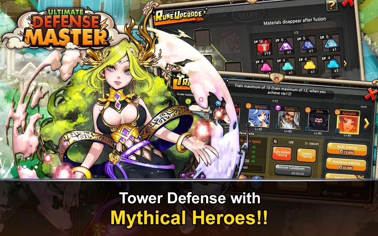 Ultimate tower defense list. Ультимейт ТОВЕР дефенс персонажи. Мастер оф дефенс. Мастер ультиматум. Игра Mythic Heroes персонажи.