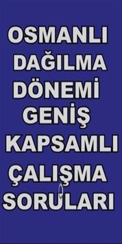 Osmanli Dagilma Donemi Kpss For Android Apk Download