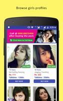 Fun Chat with Girls - Chatting, Flirting, Dating capture d'écran 1