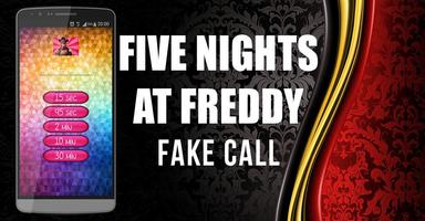Fake Call From five nights Freddy Farce Affiche