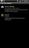 VoIP SMS CallBack capture d'écran 1