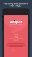 OnSpot - Advanced coupons app پوسٹر