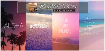 Font Lab - Text On Picture