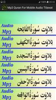 Mp3 Quran For Mobile Audio App Affiche