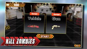 Zombie Road Shooter capture d'écran 1