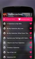 Valentine's Love Poems capture d'écran 2