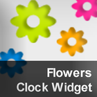 Flowers Clock Widget icône
