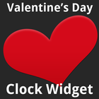 Valentine's Day Clock Widget ícone