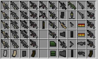 Guns & Weapons Mod for MCPE Affiche