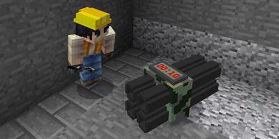 C4 Bombs Mod for MCPE Affiche