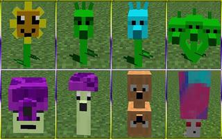 Plant 2 Zombie Mod for Minecraft Pe captura de pantalla 1
