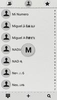 THEME WHITE LEATHER EXDIALER 2 screenshot 1