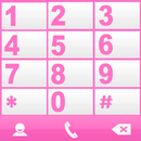 THEME PINK WHITE FOR EXDIALER APK