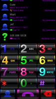 THEME BLACK COLORS EXDIALER poster
