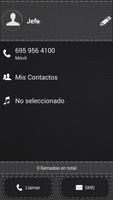 THEME BLACK LEATHER EXDIALER 2 screenshot 2
