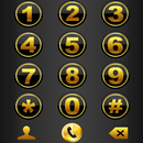 THEME DARK GOLD FOR EXDIALER APK