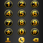 THEME DARK GOLD FOR EXDIALER icon