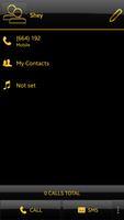 THEME BIG DARK GOLD EXDIALER screenshot 3