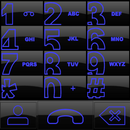 THEME BIG DARK BLUE EXDIALER APK
