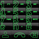 THEME BIG DARK GREEN EXDIALER APK