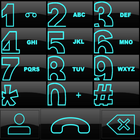 THEME BIG DARK HOLO EXDIALER icon