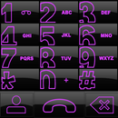 THEME BIG DARK PURPLE EXDIALER APK
