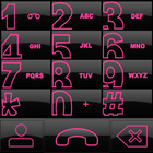 THEME BIG DARK PINK EXDIALER icon