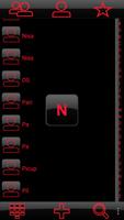 THEME BIG DARK RED EXDIALER screenshot 2