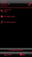 THEME BIG DARK RED EXDIALER screenshot 3