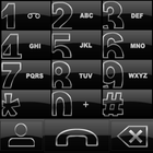 THEME BIG DARK SILVER EXDIALER icon