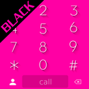 THEME MATERIAL PINK BLACK EXDIALER APK