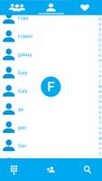 THEME MATERIAL BLUE W EXDIALER screenshot 1
