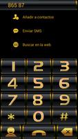 THEME GOLD BLACK 3 EXDIALER screenshot 1