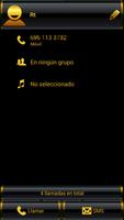 THEME GOLD BLACK 3 EXDIALER screenshot 2