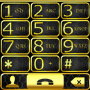 THEME GOLD LEATHER EXDIALER APK