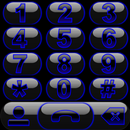 THEME GLOW BLUE EXDIALER APK