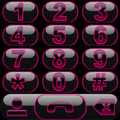 THEME GLOW PINK EXDIALER