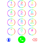THEME i 9 WHITE COLOR EXDIALER icon