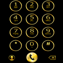 THEME i 9 BLACK GOLD EXDIALER APK