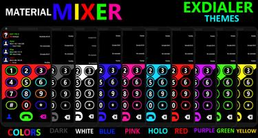 THEME EXDIALER MIXER COLORS BL screenshot 1