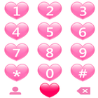 THEME PINK HEARTS FOR EXDIALER アイコン