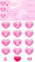 THEME PINK HEARTS FOR EXDIALER ポスター