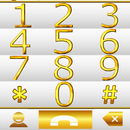 THEME SIMPLE GOLD FOR EXDIALER APK