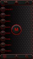 THEME DARK SPACE RED EXDIALER screenshot 1