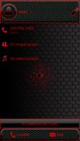 THEME DARK SPACE RED EXDIALER screenshot 2