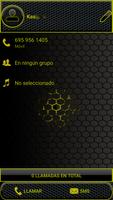 THEME DARKSPACE YELOW EXDIALER screenshot 2