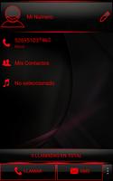 THEME EXDIALER SPECTRA RED GLA screenshot 3